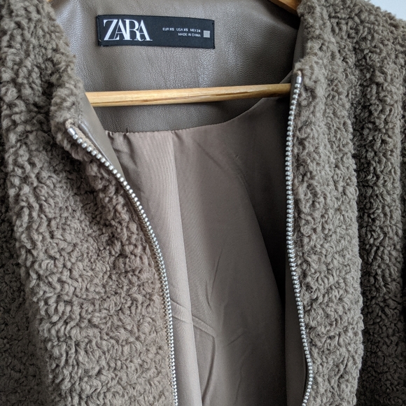 Zara teddy jacket - Picture 3 of 8
